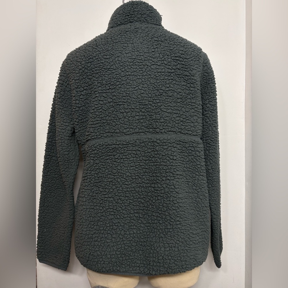 Polar Sherpa Dark Green 32° Heat Women Medium | Cozy Fleece Pullover Warm Soft - Picture 7 of 11